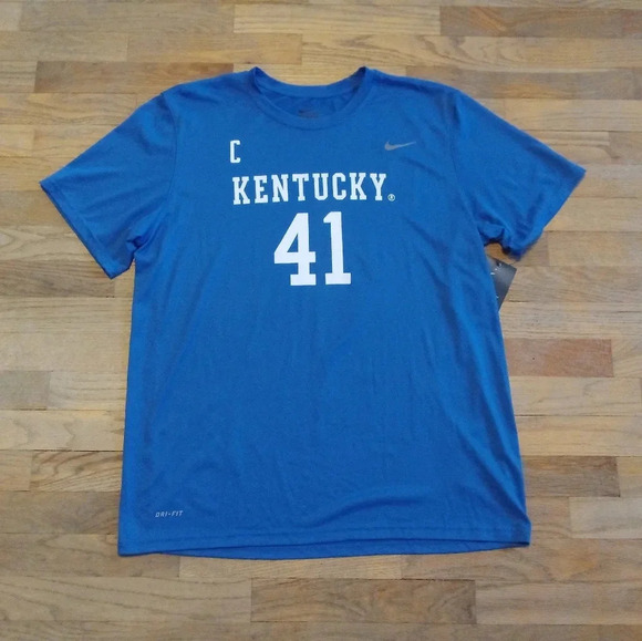 Nike UK Kentucky Wildcats NCAA Graphic Nike Tee #41 Hackett XL - Picture 1 of 6